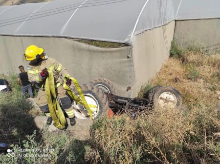 مصرع شخص جراء انقلاب تراكتور قرب مفرق حمرا في غور الأردن
